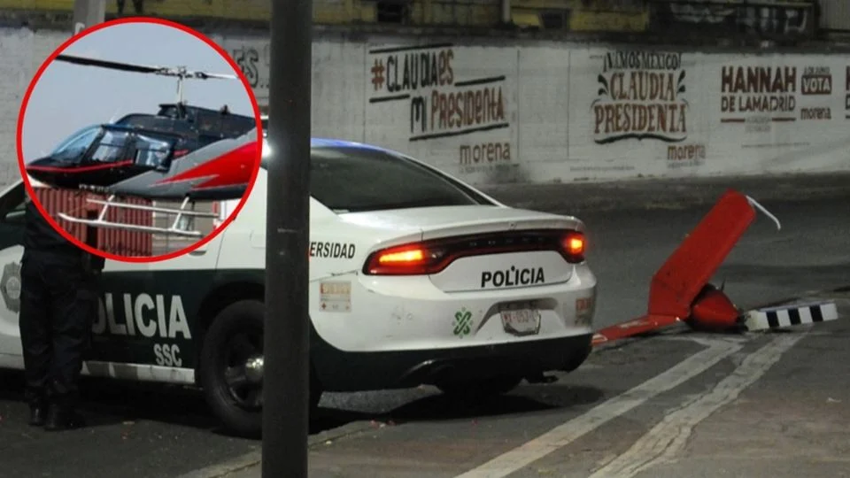 ¿Por qué se desplomó el helicóptero en Avenida del Imán este domingo?